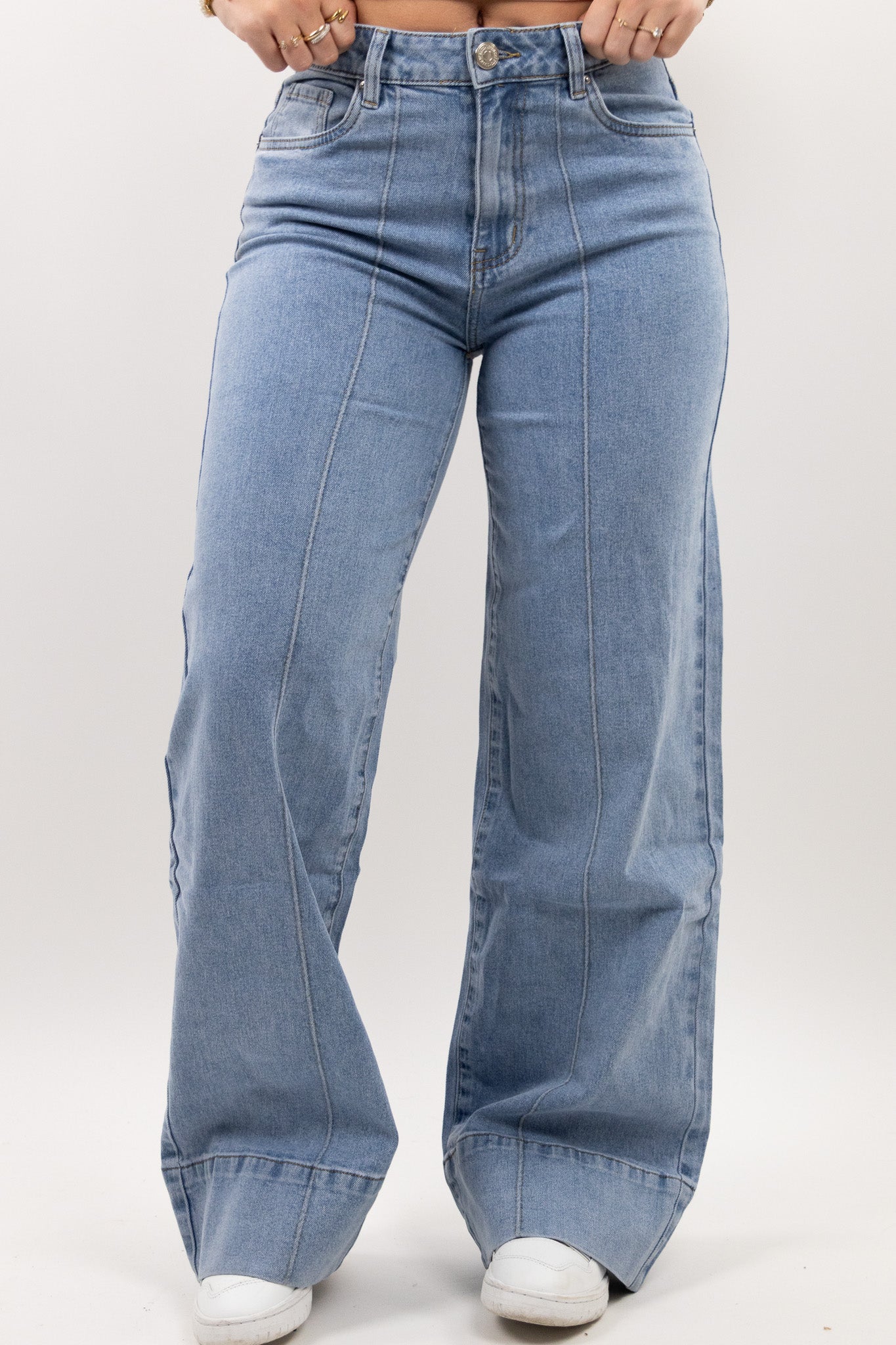 Nahla wide leg jeans - stretch