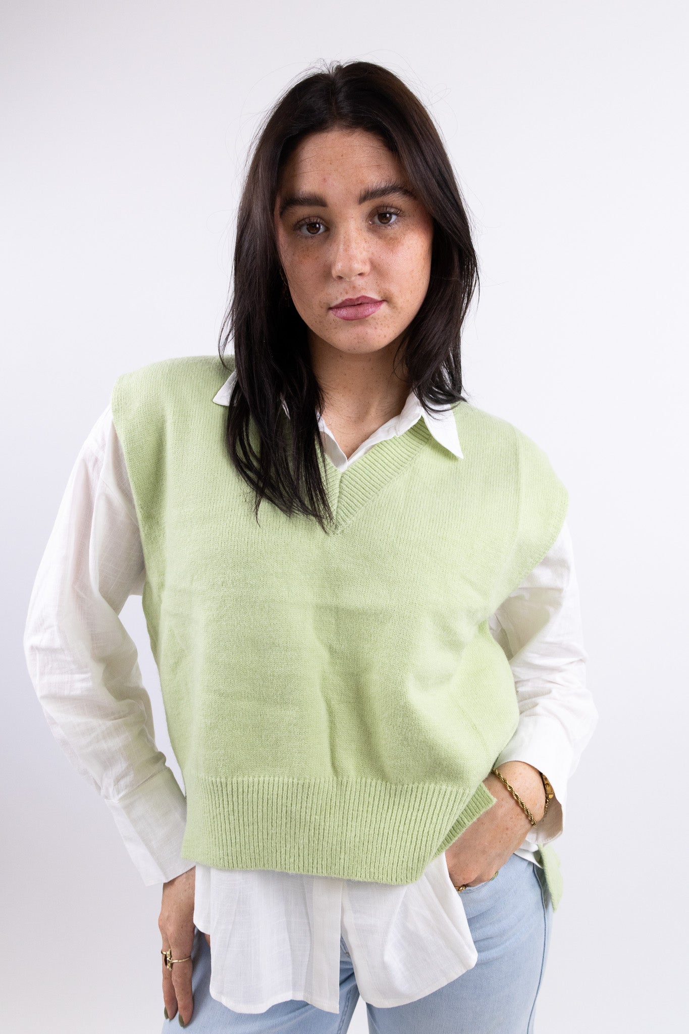 Indigo blouse
