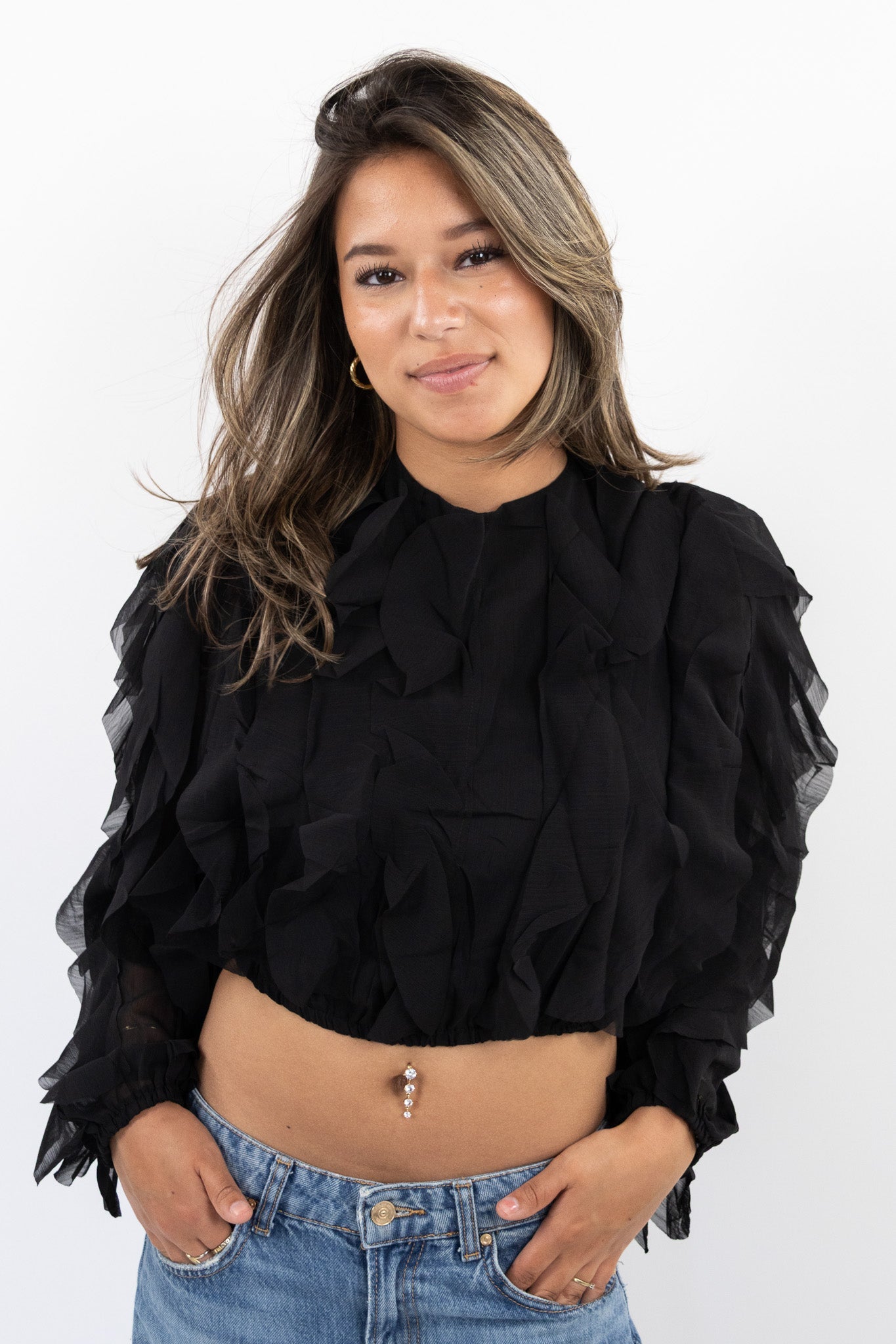 Volant blouse