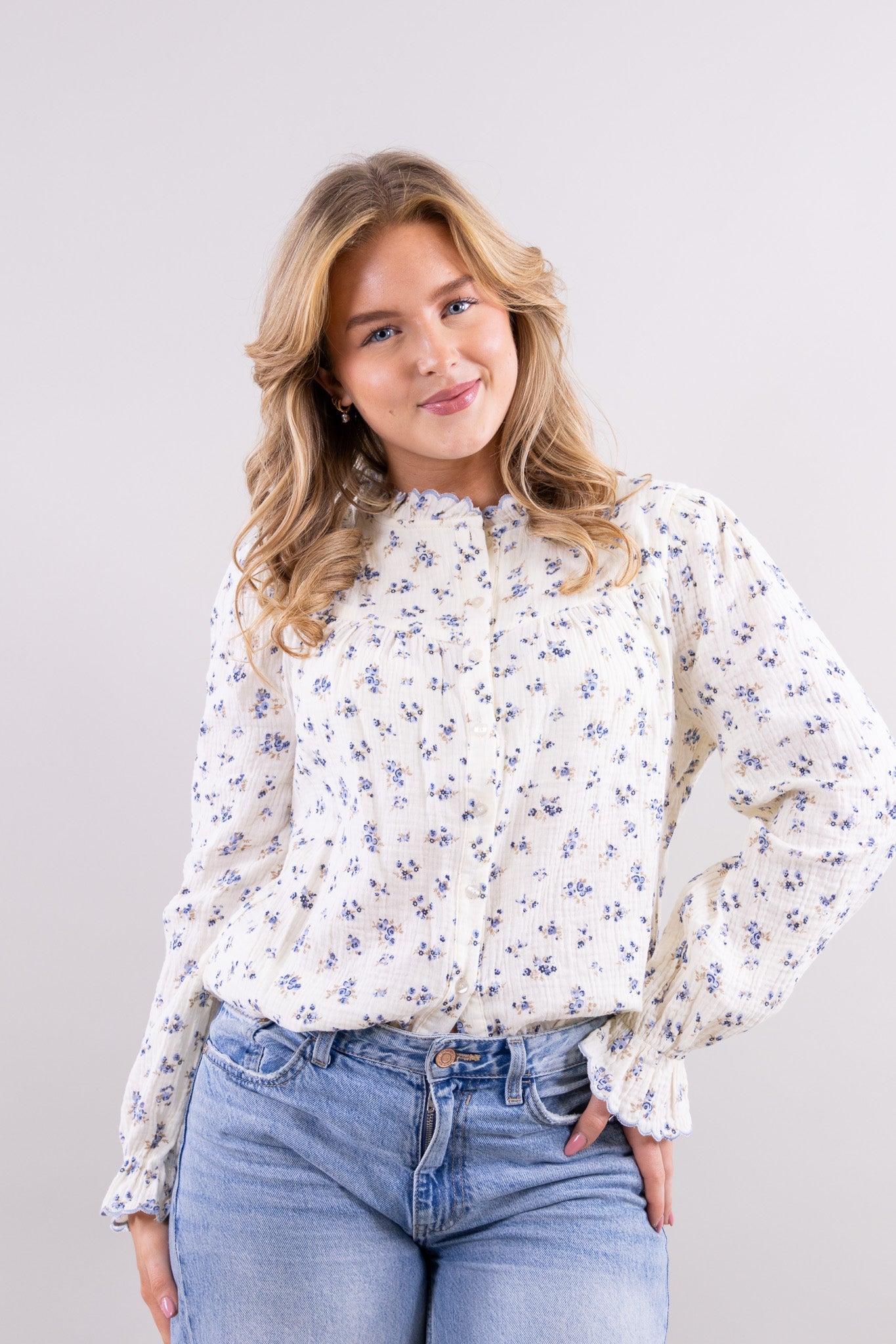 Riri flower blouse