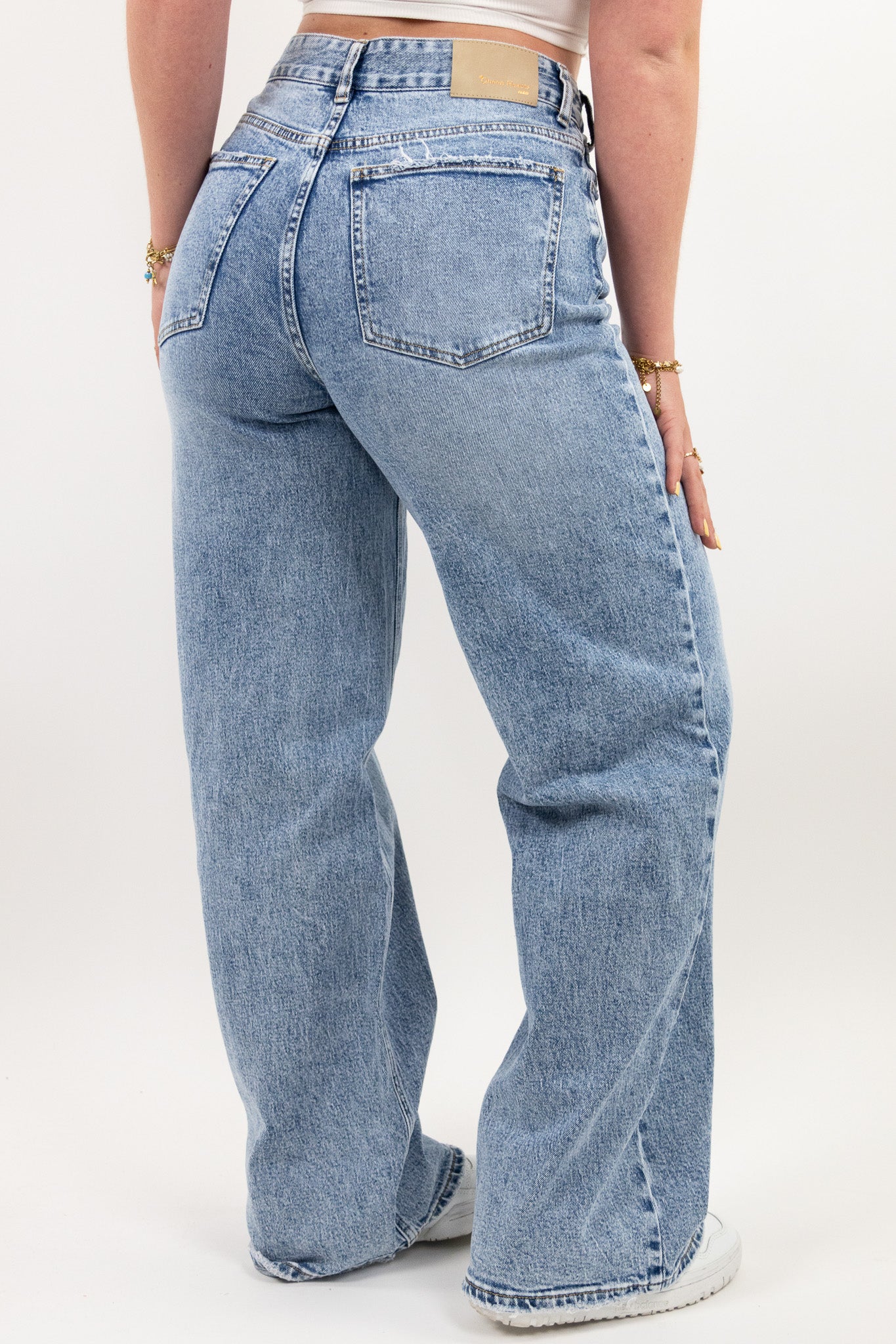 Seren wide leg jeans - stretch