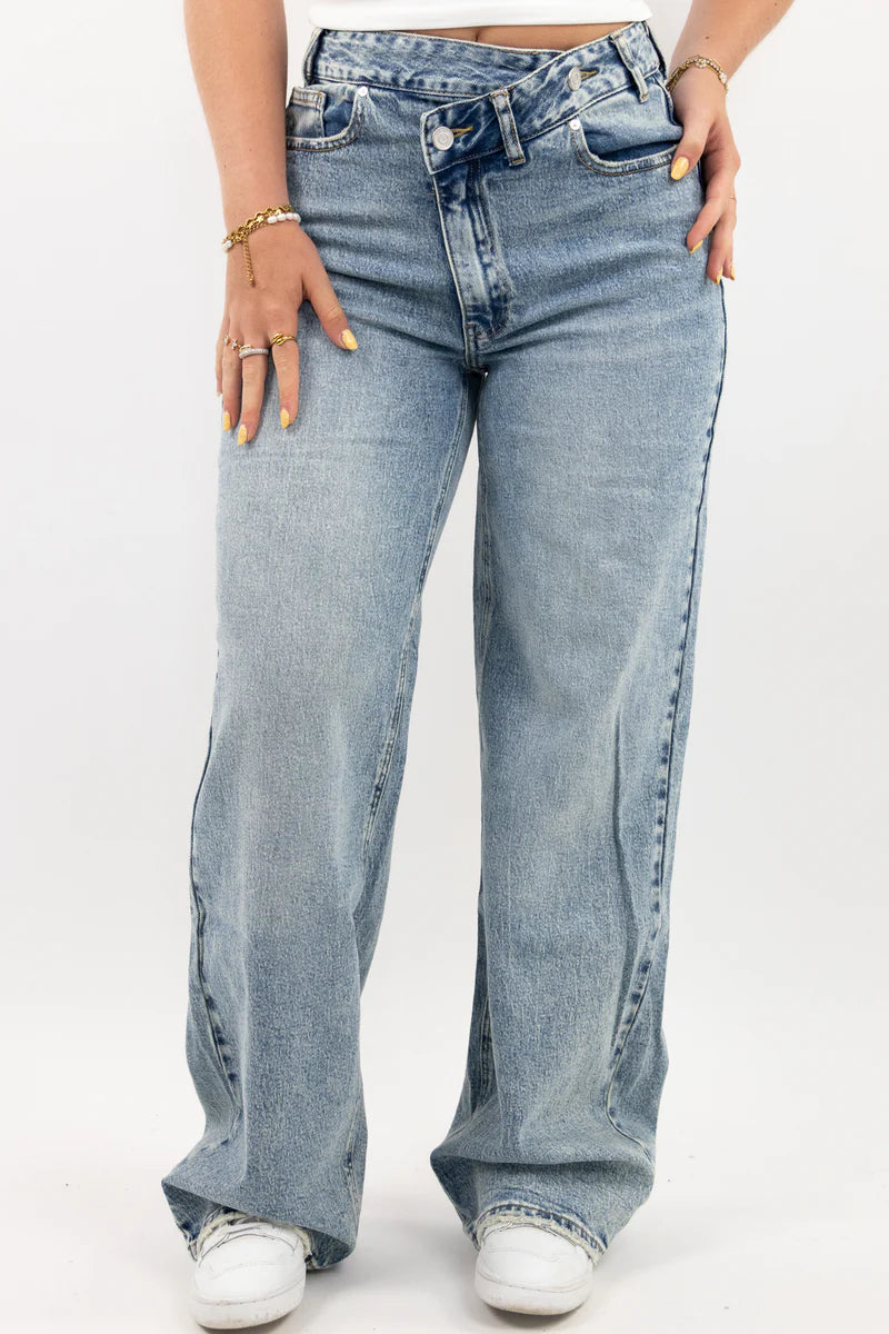 Seren wide leg jeans - stretch