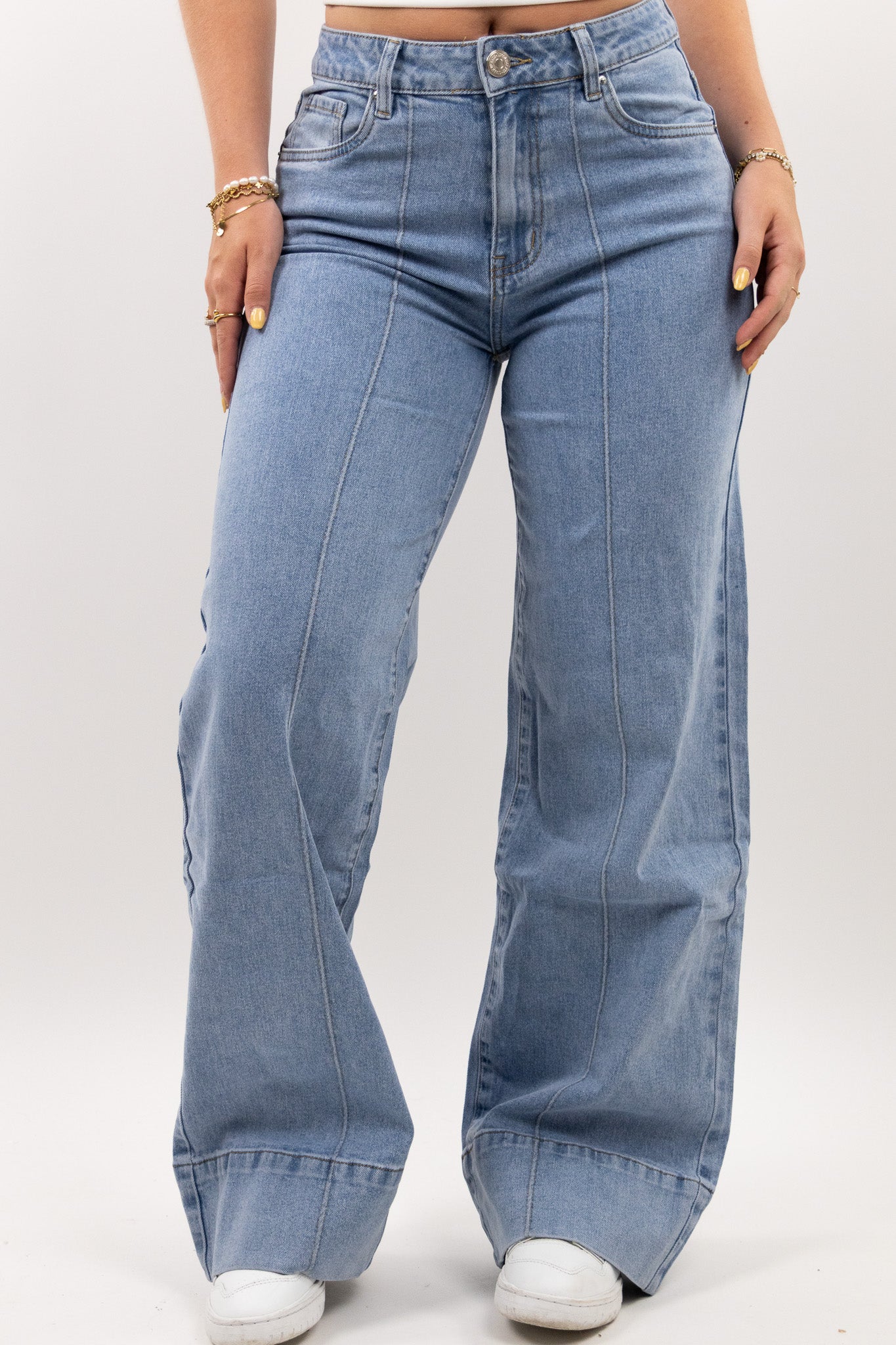 Nahla wide leg jeans - stretch
