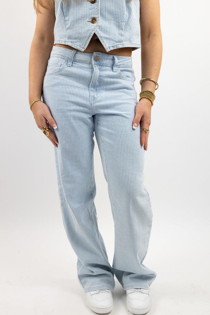 Solene wide leg jeans - stretch