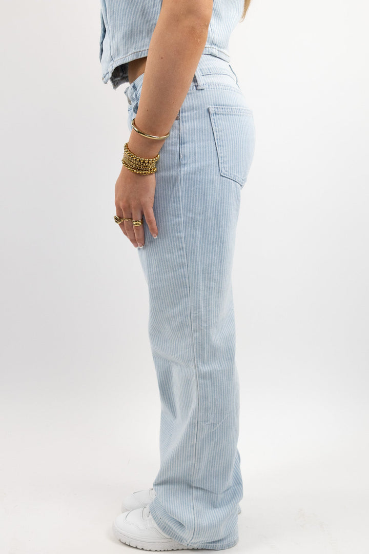 Solene wide leg jeans - stretch