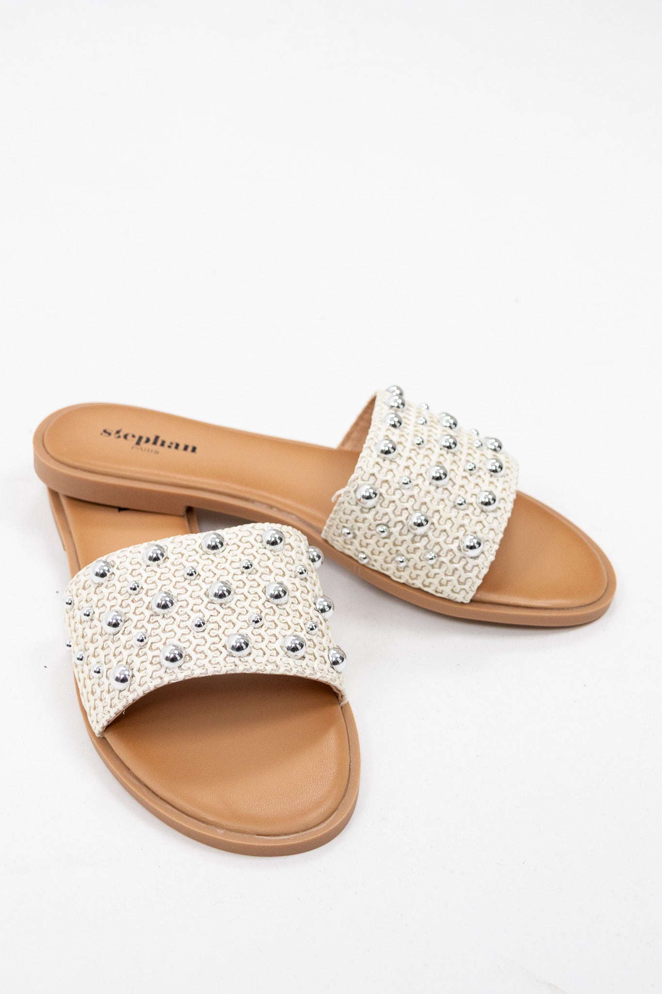 Pearl Detail Slippers