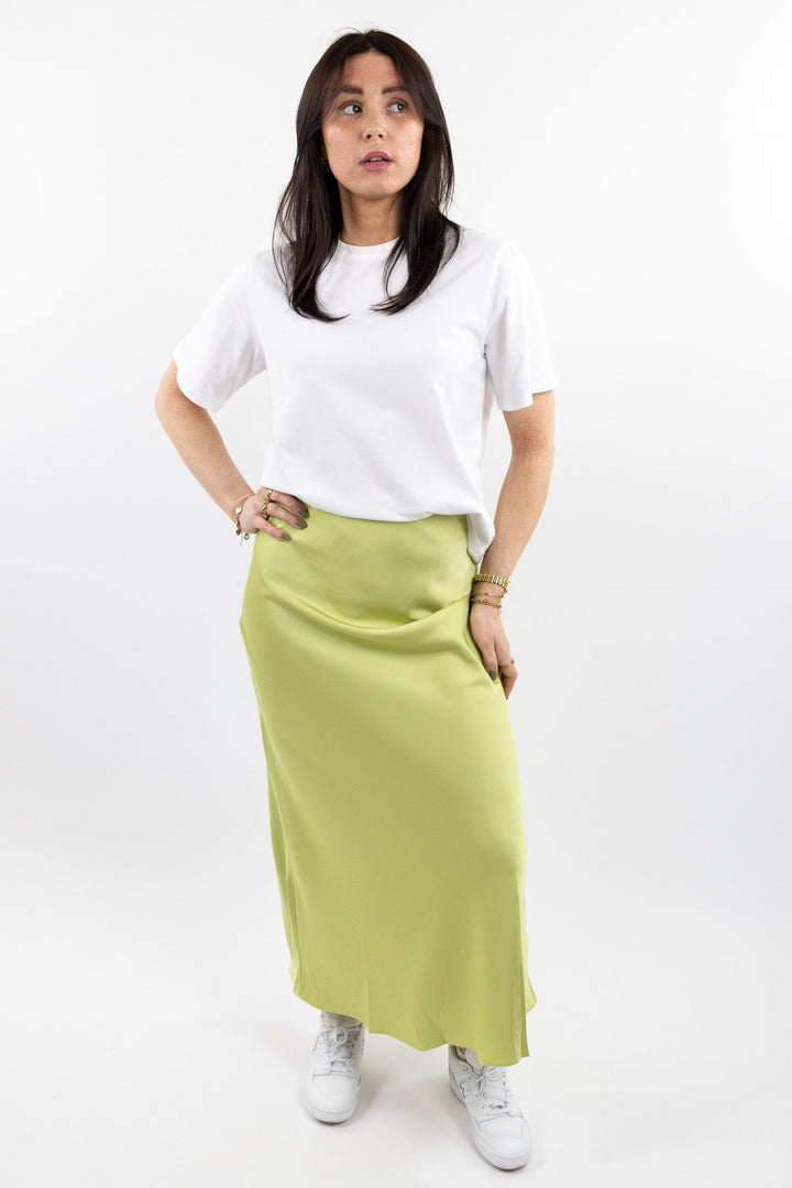 Rae satin skirt