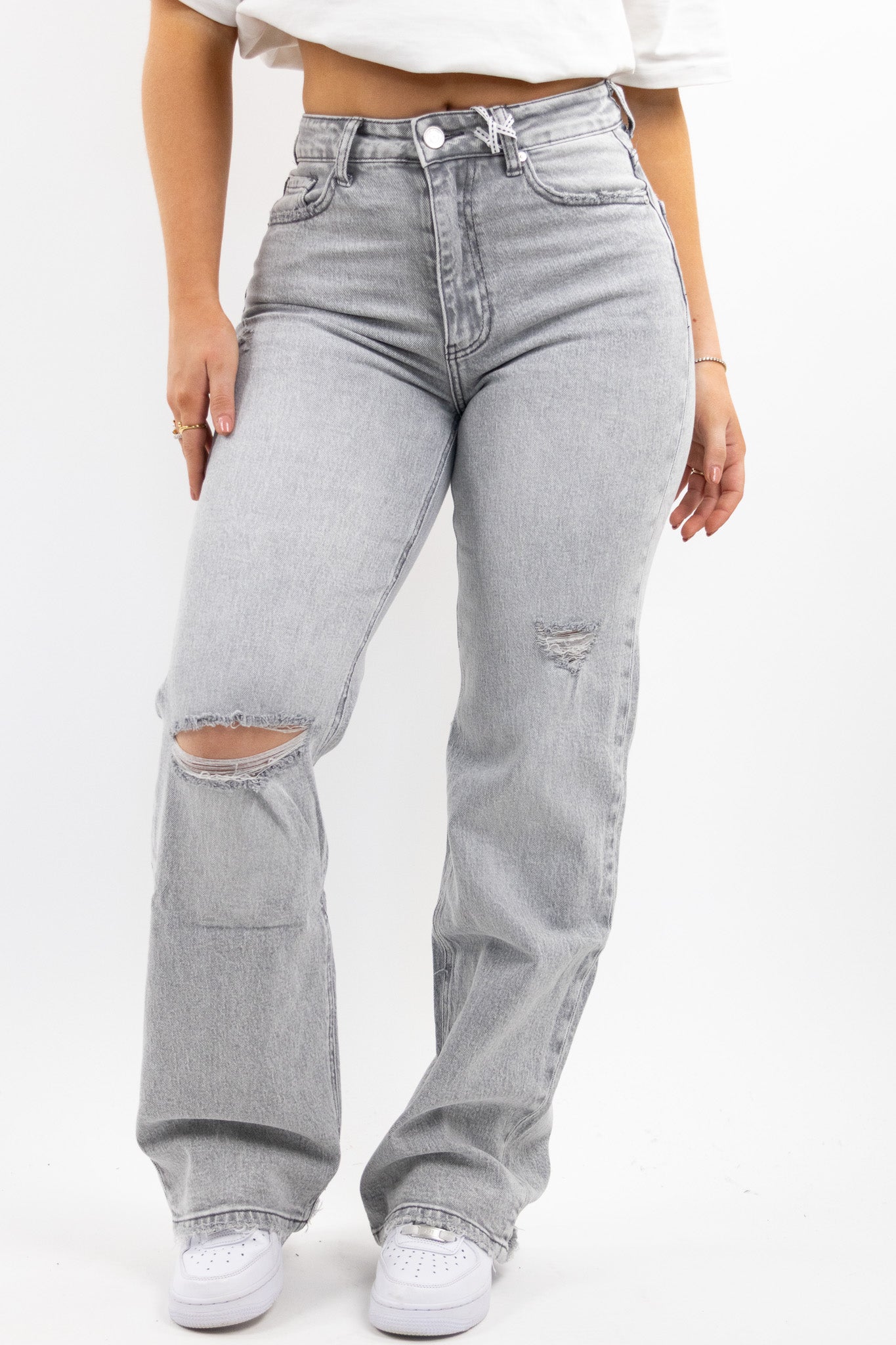 Maelis wide leg jeans - stretch