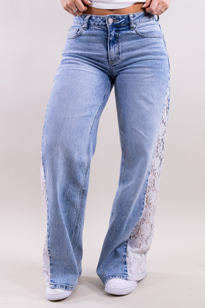 Lily lace jeans