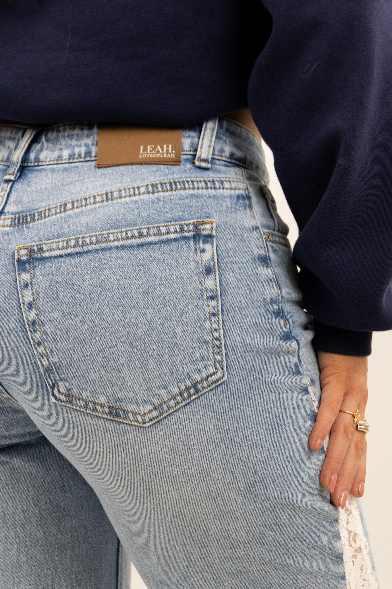 Lily lace jeans - tall