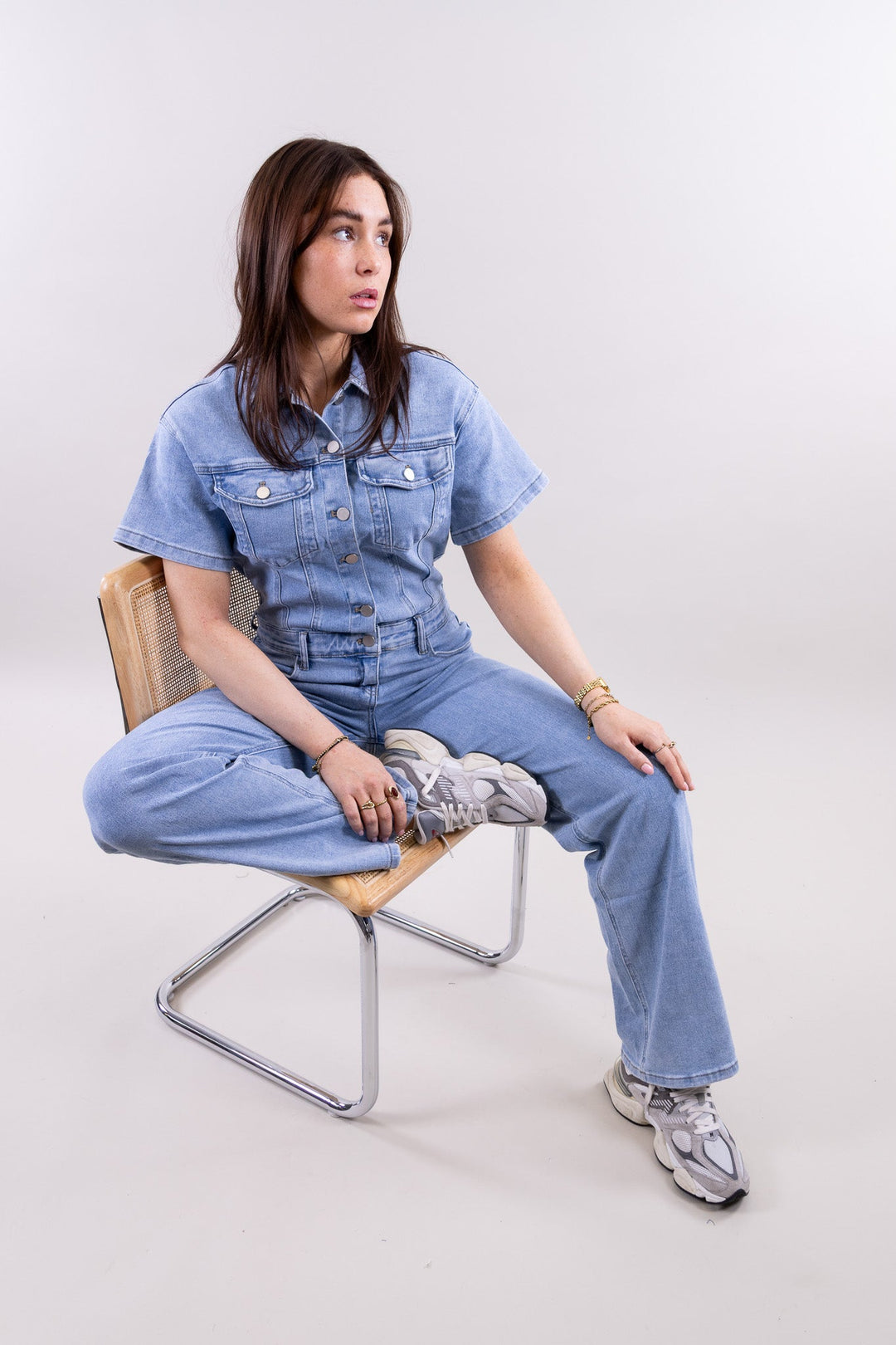 Amélie denim jumpsuit
