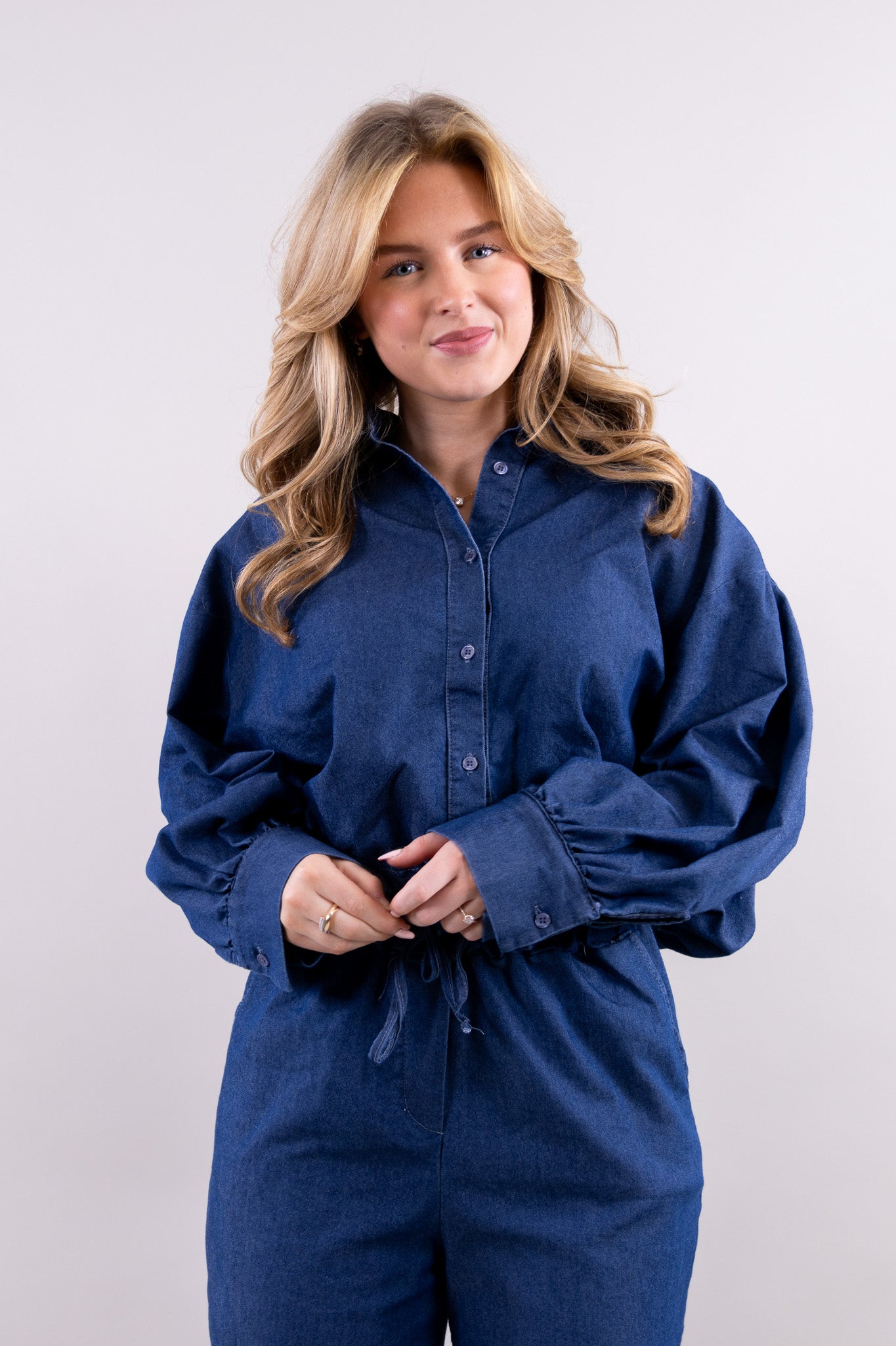 Loa denim blouse