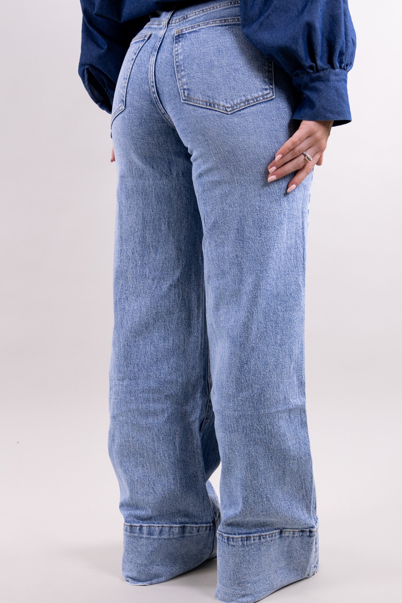 Jolie wide leg jeans -stretch