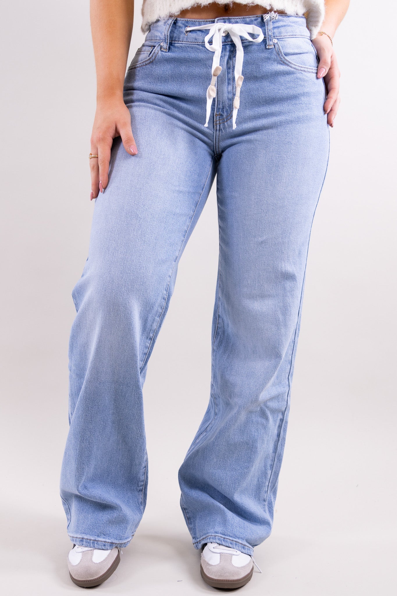 Fae wide leg jeans - stretch