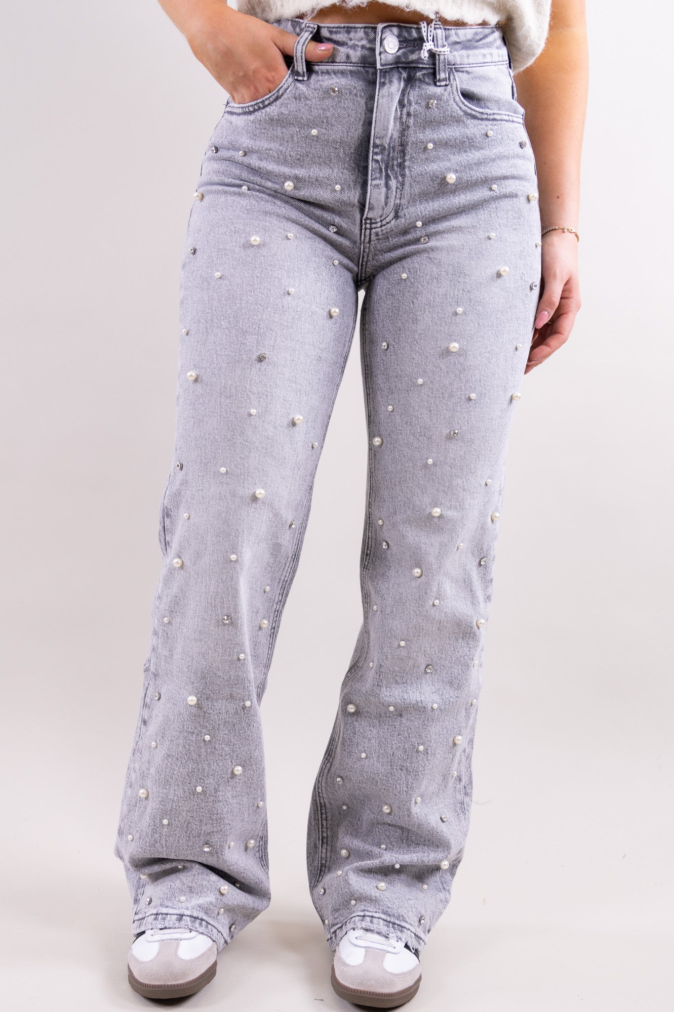 Lira wide leg jeans - stretch