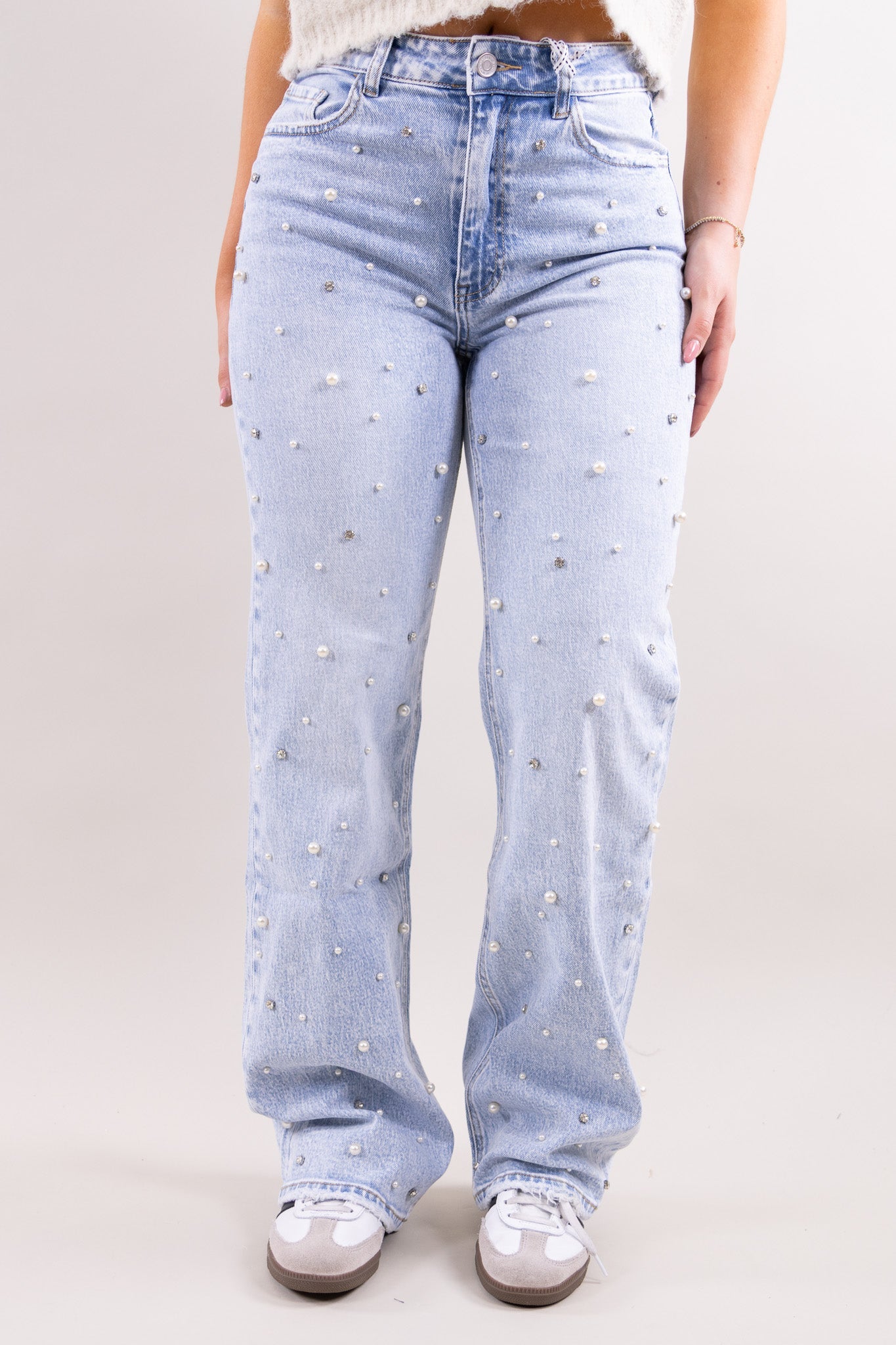 Lira wide leg jeans - stretch